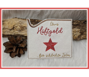 Stickserie ITH - 8 Hüllen quadratisch Weihnachten Line Art inkl. Blanko